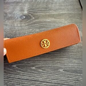 Tory Burch Burnt Orange Eyewear Case